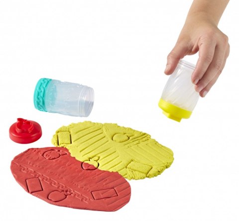 Masa plastyczna Wonder Factory Never Dry Dough czerwony, żółty