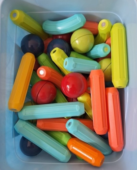 Klocki magnetyczne, pałeczki magnetyczne