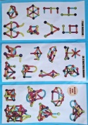 Klocki magnetyczne, pałeczki magnetyczne