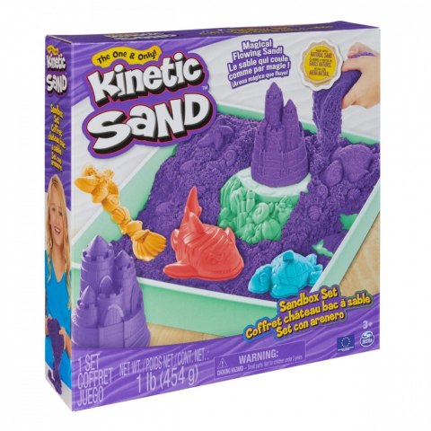Piasek kinetyczny Kinetic Sand Mała piaskowinica fioletowa