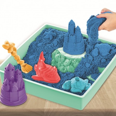 Piasek kinetyczny Kinetic Sand Mała piaskowinica niebieska
