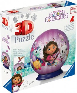 Puzzle 3D Kula 72 elementy Koci Domek Gabi