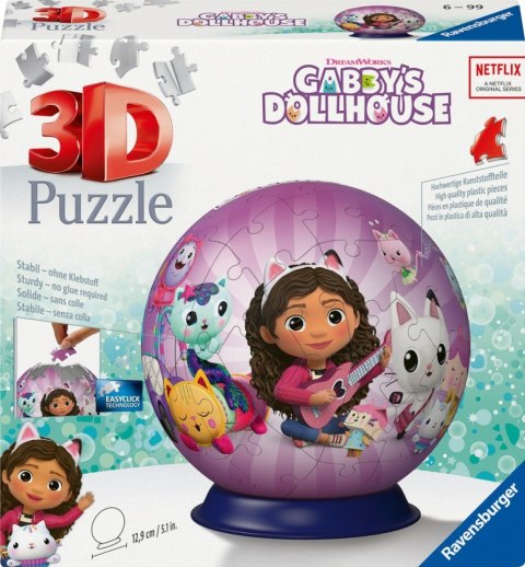 Puzzle 3D Kula 72 elementy Koci Domek Gabi