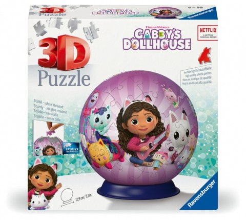 Puzzle 3D Kula 72 elementy Koci Domek Gabi