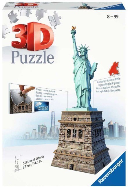 Puzzle 3D Statua Wolności