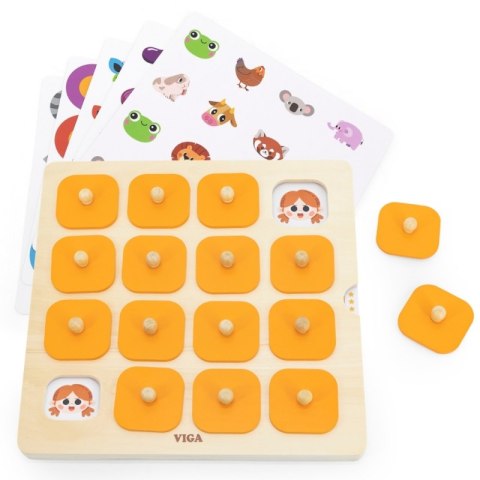 Memory Gra Pamięciowa Zgadnij Obrazki 10 Kart Montessori