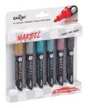 Zestaw 6 markerów MARBEL 4mm Metaliczne