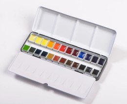 Farby akwarelowe 24 półkostki BLOCKX