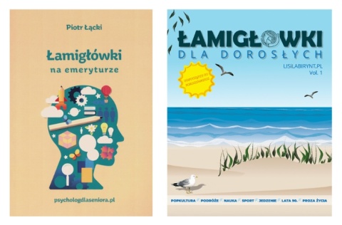 Łamigłówki dla seniorów, zestaw łamigłówek Piotra Łąckiego