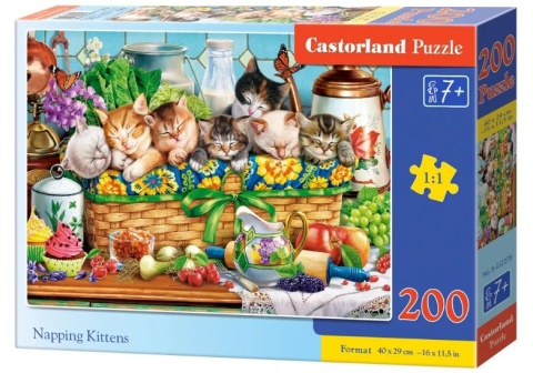 Puzzle 200 el. Napping Kittens CASTOR