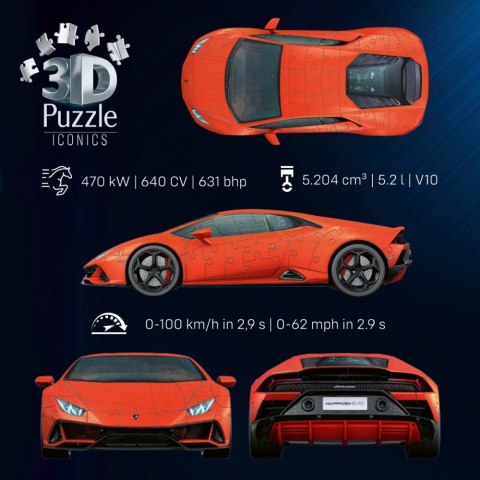 Puzzle 158 elementów 3D Samochód Lamborghini Huracan EVO Arando