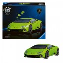 Puzzle 3D 158 elementów Samochód Lamborghini Huracan EVO Verde