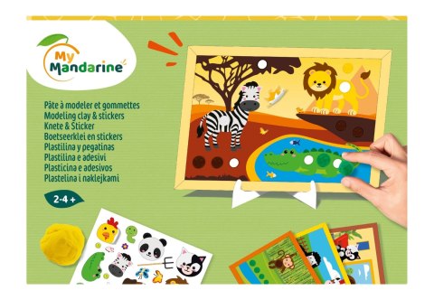 Wyklejanki z plasteliną i naklejkami Zwierzęta