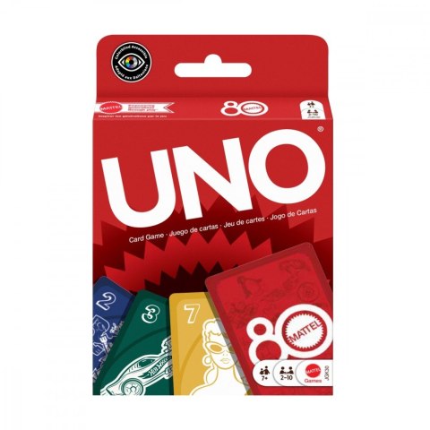 Gra UNO 80-lecie Mattel