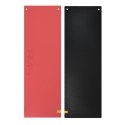 MFK03 RED-BLACK MATA FITNESS KLUBOWA Z OTWORAMI HMS PREMIUM