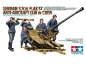 German 3.7cm FLAK 37 Anti-Aircraft Gun w/Crew