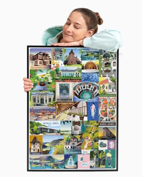 Puzzle Puzzlove Polskie uzdrowiska 500 elementów