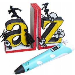 WOOPIE Długopis 3D Dla Dzieci Zestaw z Wyświetlaczem LED - Kreatywna Zabawa