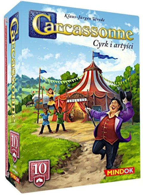Gra Carcassonne 3 edycja 10. Cyrk i Artyści