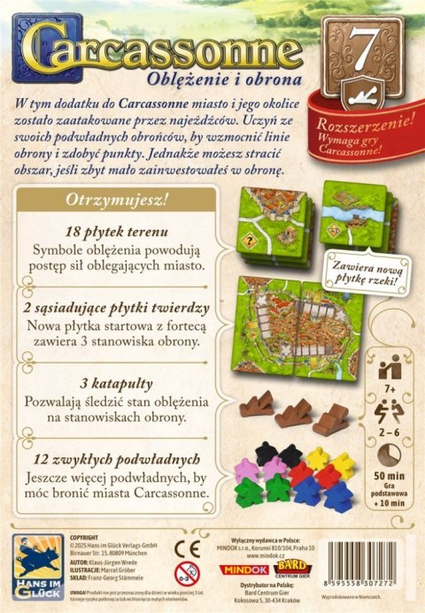 Gra Carcassonne 3 edycja 7. Oblężenie i Obrona