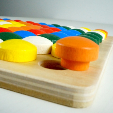 Mozaika GRZYBKI, układanka