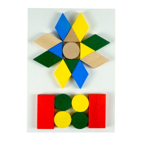 Mozaika geometryczna, układanka