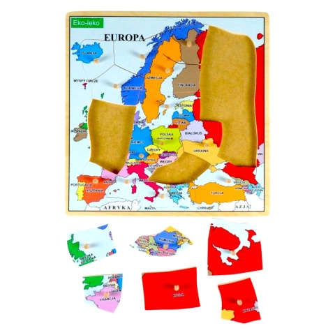 Układanka mapa Europy