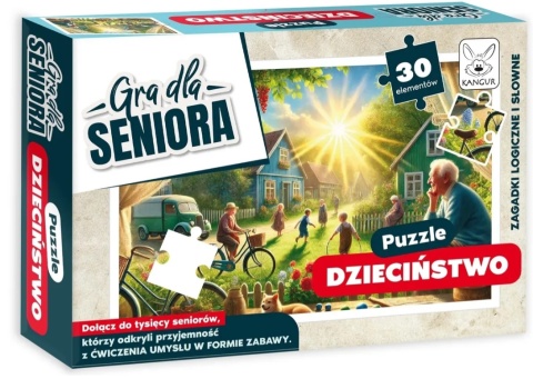Gra dla Seniora. Puzzle 30 el. Dzieciństwo