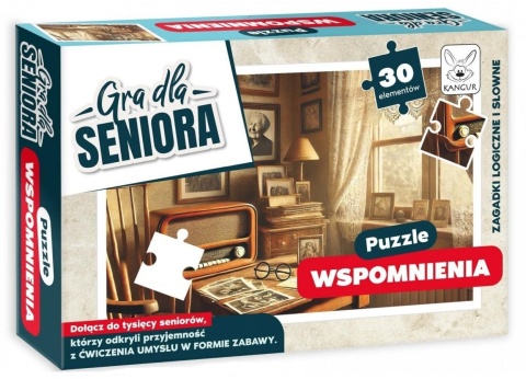 Gra dla Seniora. Puzzle 30 el. Wspomnienia