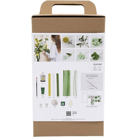 Maxi Zestaw z krepiną DIY Zielony Bukiet