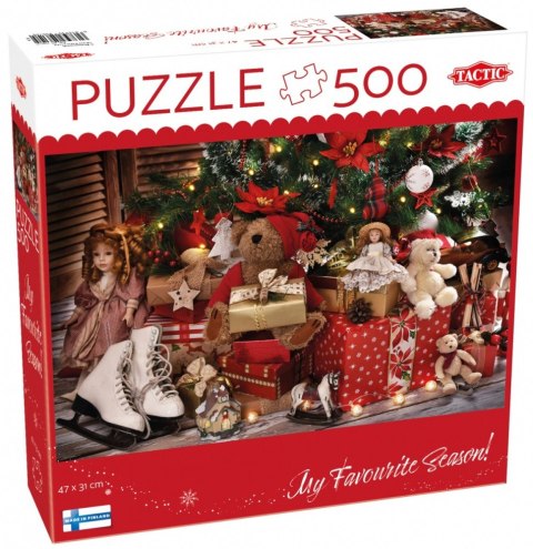Puzzle 500 elementów Świąteczne prezenty i zabawki