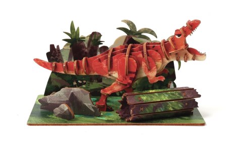 Makieta 3D z drewna, Tyranozaur