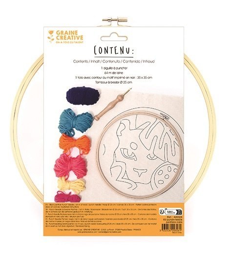 Zestaw Punch Needle Pantera D: 25 cm