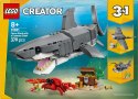 Klocki Creator 31381 Groźny rekin i skrzynia ze skarbem