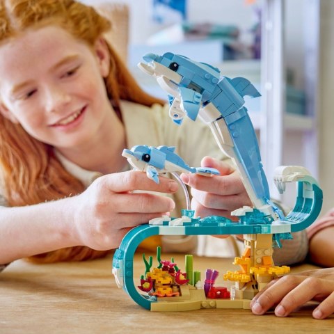 Klocki Creator 31385 Zwierzęta morskie: piękny delfin
