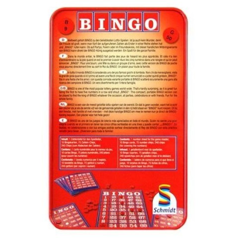 Bingo (w metalowej puszce) Schmidt - gry