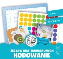 Mata animacyjna KODOWANIE 2 szt. 100x100 cm+ karty PDF+ książka MATMATA zestaw Akson