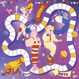 Mata animacyjna gra planszowa CYRK 100x100 cm+ karty PDF zestaw Akson