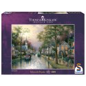 PQ Puzzle 1000 el. THOMAS KINKADE Poranek w rodzinnym mieście Schmidt - puzzle