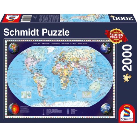 PQ Puzzle 2000 el. Nasz świat Schmidt - puzzle