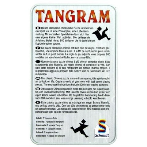 Tangram (w metalowej puszce) Schmidt - gry