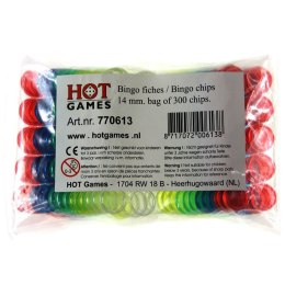 Bingo (akcesoria) - zestaw 300 żetonów (HG) Hot Games