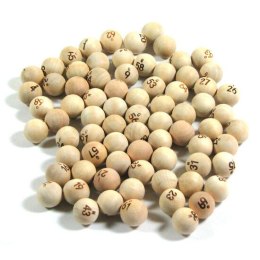 Bingo (akcesoria) - zestaw 75 piłeczek (24 mm) (HG) Hot Games
