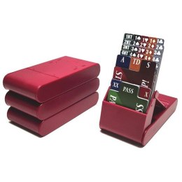 Brydż (akcesoria) - Bidding Box - zestaw 4 szt. (HG) Hot Games
