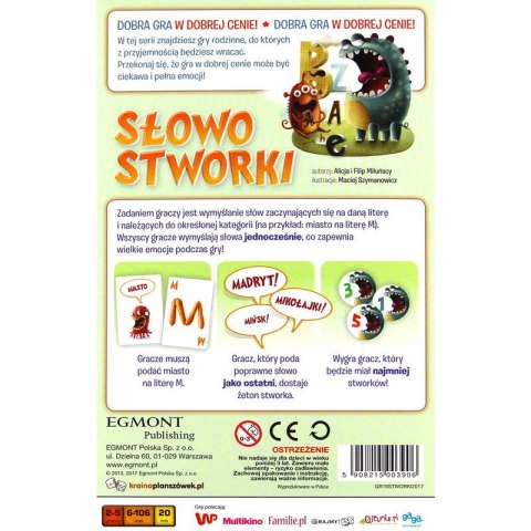 Dobra gra w dobrej cenie - SłowoStworki Egmont