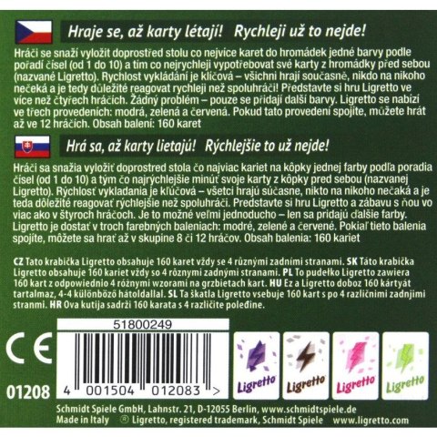 Ligretto w zielonym pudełku (edycja polska) Schmidt - gry