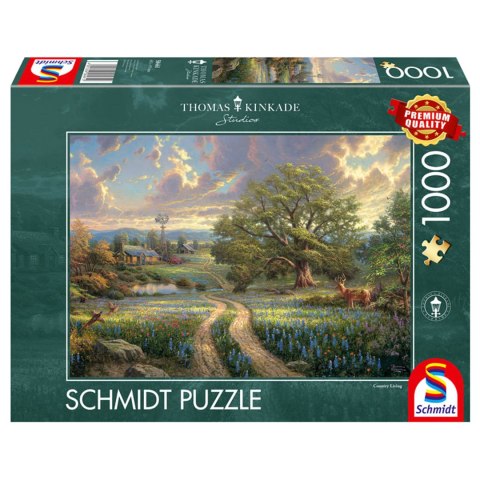 PQ Puzzle 1000 el. THOMAS KINKADE Życie na wsi Schmidt - puzzle
