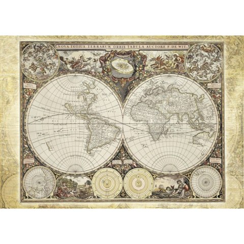 PQ Puzzle 2000 el. Historyczna mapa świata Schmidt - puzzle