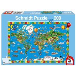 Puzzle 200 el. Twój niesamowity świat Schmidt - puzzle