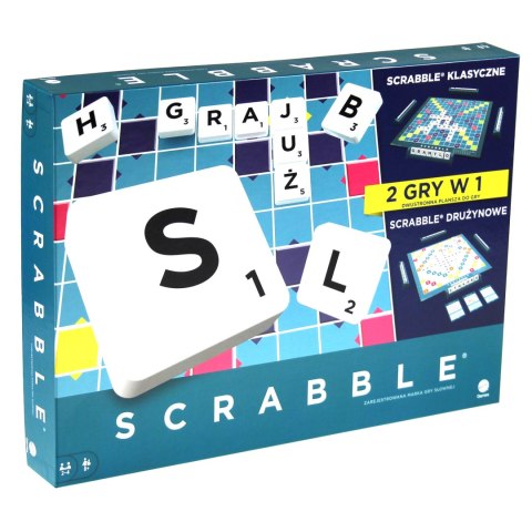 Scrabble klasyczne + Scrabble drużynowe (wersja polska) Mattel